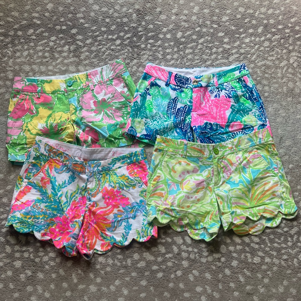 Lilly Pulitzer shorts bundle. Size 2.